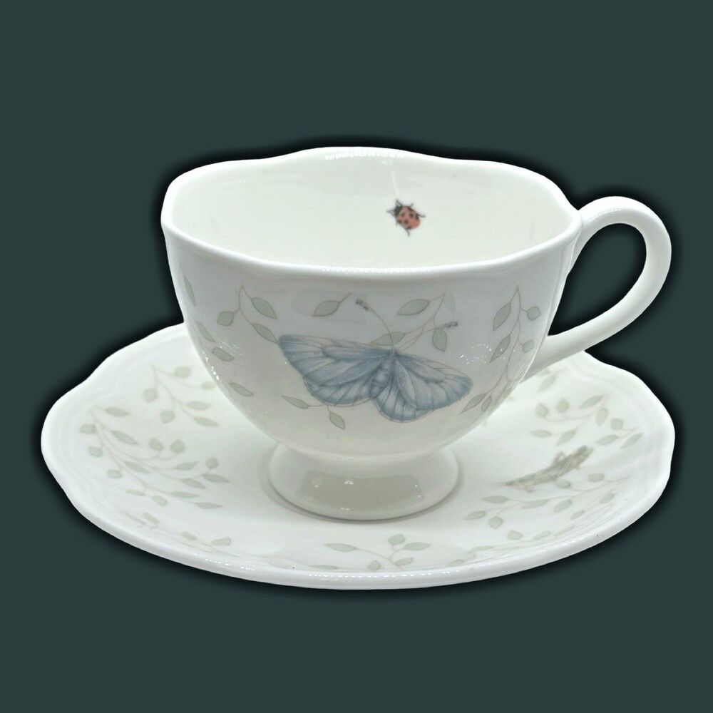 Lenox Butterfly Meadow by Louise Le Luyer Coffee Cup & Saucer Set